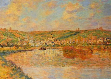  after Art Painting - Late Afternoon in Vetheuil Claude Monet Landscapes river